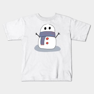 Cute snowman Kids T-Shirt